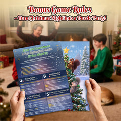 Brain Teaser Advent Calendar for Teens Adults Older Kid Seniors Family 24 Puzzles & Challenge Card, Christmas Countdown Calendar for Xmas Gathering Fun, Brain Challenges Games for Party