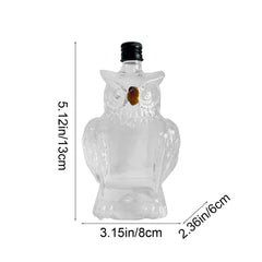Wolf Whiskey Bottle, Funny Wolf Whiskey Bottle, 3D Wolf Shape Glass, Wine Decanter for Men Dad, Home Bar Dachshund Lover Decor F