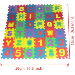 36Pcs Baby Child Number Alphabet Puzzle Foam Maths Educational Toy Gift
