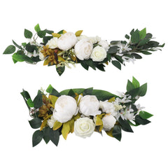 Wedding Arch Draping Artificial Flower Multifunctional Wedding Welcome Signs Floral Decoration White