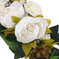 Wedding Arch Draping Artificial Flower Multifunctional Wedding Welcome Signs Floral Decoration White