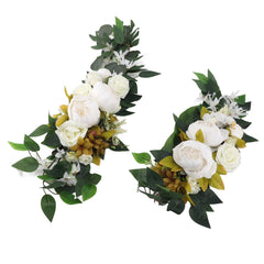 Wedding Arch Draping Artificial Flower Multifunctional Wedding Welcome Signs Floral Decoration White