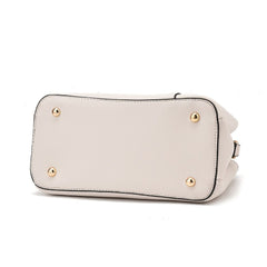 White Tote Bag Women'S Handbag Leaf Charm Bag Stylish Women'S Bag Designer Tote - White - Size 26-13-18