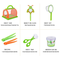 Kids Outdoor Kit, Catcher Kit for Kids, Great Toys Gift for Boys & Girls Age 3-12 Year Old 7-piece Set