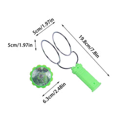 4 Pack Led Wheel Toys For In 1 Hand Shake Sensory Stimulation Toys For Boys And Girls Birthday Party Prizes for 8-12 Sticks Bowling Party Decorations Daily Giveaways Party for Toddlers 1 Prize Cookie