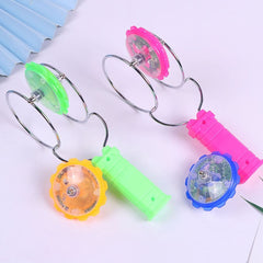 4 Pack Led Wheel Toys For In 1 Hand Shake Sensory Stimulation Toys For Boys And Girls Birthday Party Prizes for 8-12 Sticks Bowling Party Decorations Daily Giveaways Party for Toddlers 1 Prize Cookie