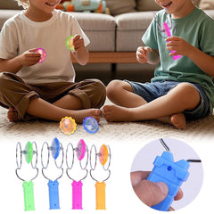 4 Pack Led Wheel Toys For In 1 Hand Shake Sensory Stimulation Toys For Boys And Girls Birthday Party Prizes for 8-12 Sticks Bowling Party Decorations Daily Giveaways Party for Toddlers 1 Prize Cookie