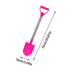 Children's Beach Shovel 20.87 Inch Changsha Shovel Gardening Tool Shovel Sturdy Stainless Steel Handle ABS Shovel For Digging Sand And Set（1pc Random Color） Water Games for Adults And Family Sand