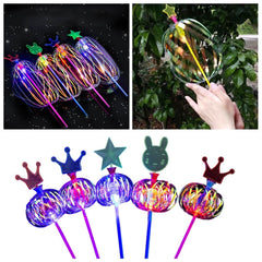 1pc Random Style  Stick Stick Party Wand Twirl Swirl And Variable Twirler Stick Toys For Party Festivals And Funny Attractive Night Brain Teaser Game Little Girl Female Months Game 2