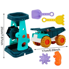 Sand Water Wheel Beach Toy Kids Beach Sandbox Play Set Outdoor Beach Sand Water Sifting Funnel Shovel Tool Kit For Boys Girls Pool Games for Kids 8-12 Girls Swim for Boys 8 Years Pool Drinking Games