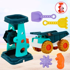 Sand Water Wheel Beach Toy Kids Beach Sandbox Play Set Outdoor Beach Sand Water Sifting Funnel Shovel Tool Kit For Boys Girls Pool Games for Kids 8-12 Girls Swim for Boys 8 Years Pool Drinking Games