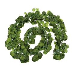 12 Pcs Artificial Leaf Garland Green Plant Decoration for Home, Office, Party, Wedding