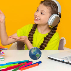 Realistic Mini Earth Globe Toy Squeezable Educational Interactive Globe for Kids Classroom Learning Home Decor Party Favor