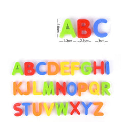 Magnetic Letters for Toddlers - Plastic Alphabet ABC Magnets Refrigerator Kids Uppercase Symbols for Fridge (26 Pcs) B