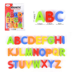 Magnetic Letters for Toddlers - Plastic Alphabet ABC Magnets Refrigerator Kids Uppercase Symbols for Fridge (26 Pcs) B