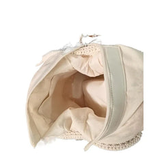 【Boho Crochet Beach Bag】Tassel & bead accents, large capacity shoulder & hand carry, foldable lightweight durable, perfect for beach vacation & commuting.*khaki