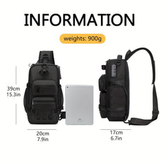 Gray Black Anti-Theft Backpack Waterproof Sling Backpack Travel Backpack Australia Daypack