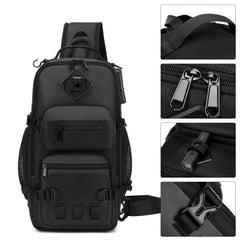 Gray Black Anti-Theft Backpack Waterproof Sling Backpack Travel Backpack Australia Daypack